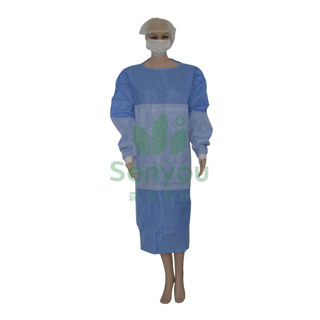 Sterile Disposable Surgical Gown AAMI Level 3 Reinforced Medical Operating Gown Surgical Uniform for Surgery Room