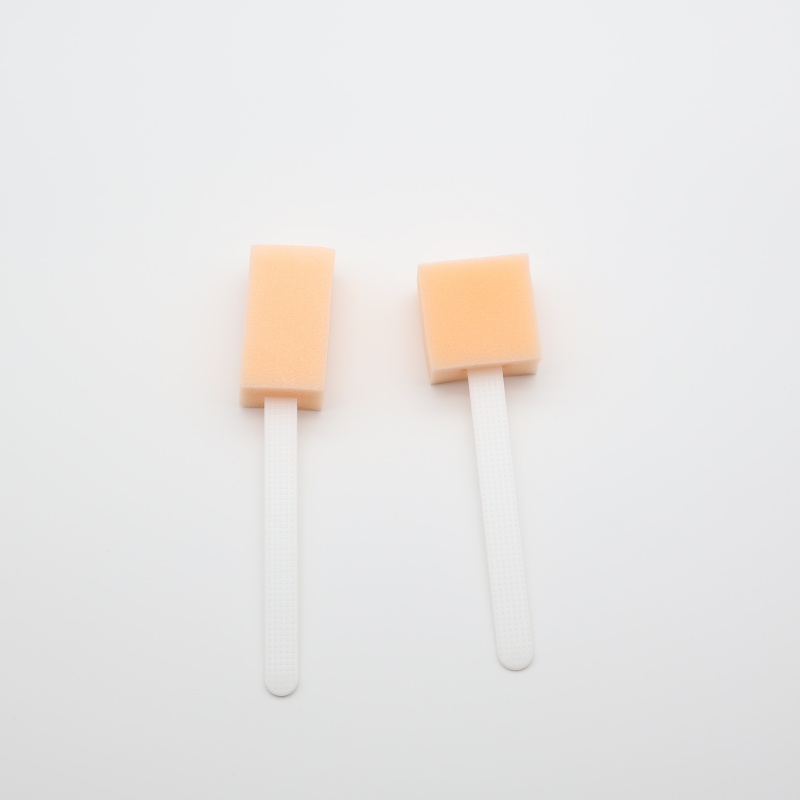 Disposable sponge oral cleaning stick medical sponge stick